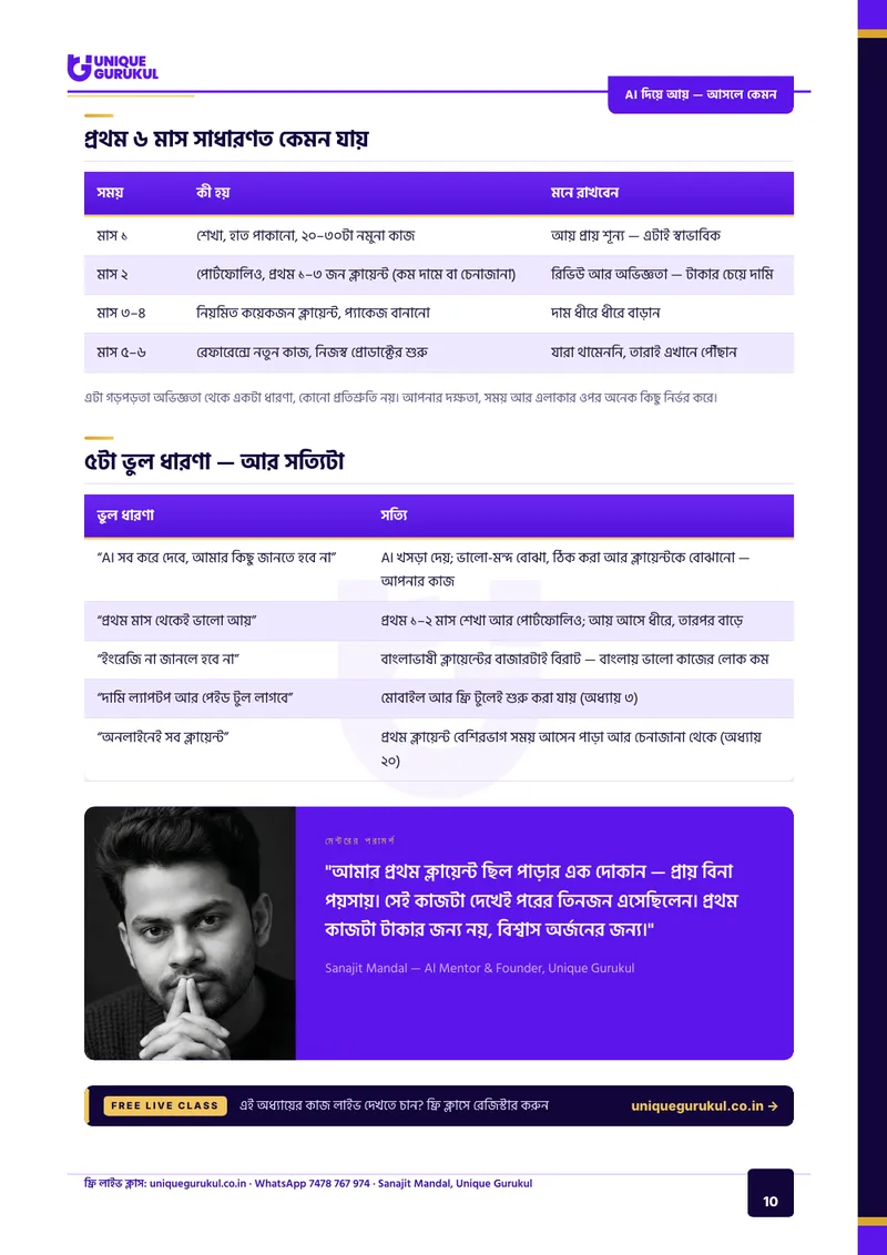 AI দিয়ে ঘরে বসে আয় — 10